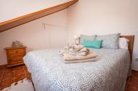 Cama o camas de una habitación en Apartamentos Cudillero