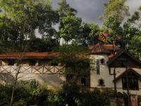 Bygningen som chaletet ligger i