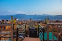 Nespecifikovaný výhled na hory nebo výhled na hory při pohledu z hotelu