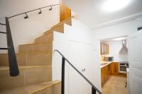 Kuchyň nebo kuchyňský kout v ubytování Tsarevets panoramic apartments Veliko Tarnovo