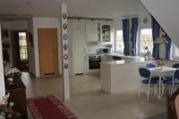 Kuchyň nebo kuchyňský kout v ubytování große Ferienwohnung