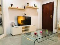 Televízia a/alebo spoločenská miestnosť v ubytovaní Apartamento Estrella Centro