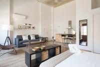 Posezení v ubytování Santiago Premium Loft III