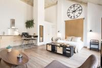 Posezení v ubytování Santiago Premium Loft III
