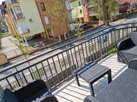 Balkón alebo terasa v ubytovaní Betti Apartman