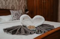 Postel nebo postele na pokoji v ubytování Hotel U Lípy