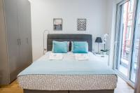 Posteľ alebo postele v izbe v ubytovaní A25 Pristine & Sunny flat with balcony at downtown Athens