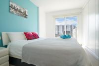 A bed or beds in a room at Villa Flamencos Rosas, Costa Adeje