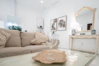 A seating area at Apartamento Animalia