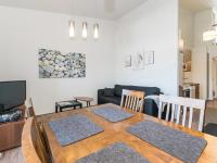 TV a/nebo společenská místnost v ubytování Holiday Home Skivillas 61 ukkohalla - b8 by Interhome