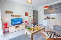 Kuchyňa alebo kuchynka v ubytovaní Sun & Sea Luxury Apartment
