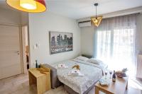 Posteľ alebo postele v izbe v ubytovaní Sun & Sea Luxury Apartment