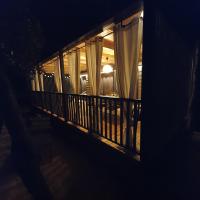 Balkón alebo terasa v ubytovaní BIOGRAD MOBILE HOME OASIS