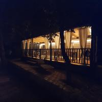 Balkón alebo terasa v ubytovaní BIOGRAD MOBILE HOME OASIS
