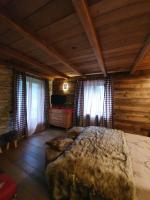 Posteľ alebo postele v izbe v ubytovaní Chalet Salet