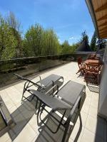Balkon lub taras w obiekcie Aida Apartman Siófok