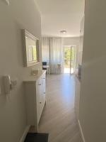Kuchnia lub aneks kuchenny w obiekcie Aida Apartman Siófok