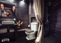 Koupelna v ubytování Suite Opium Den by Justine Apartments Apartamento turístico en Madrid Río