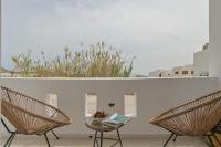 Balkón alebo terasa v ubytovaní Felicite apartments Naxos