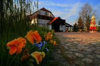 Vonkajšia záhrada v ubytovaní Hotel Stara Stajnia