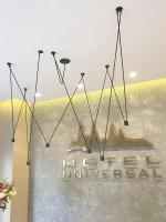 The floor plan of Hotel Universal