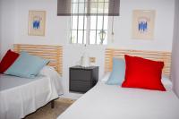 Posteľ alebo postele v izbe v ubytovaní Apartamento Barrosaplaya1