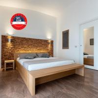 Łóżko lub łóżka w pokoju w obiekcie Le Terrazze di Bellavista