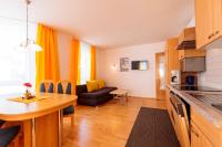 Kuchyň nebo kuchyňský kout v ubytování Appartements Avenzio