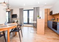 Kuchyňa alebo kuchynka v ubytovaní Apartamenty nad Wisłą