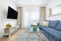 TV a/nebo společenská místnost v ubytování Baltini Premium Apartament Bliżej Morza