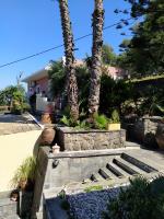 A garden outside Kontos Mansion