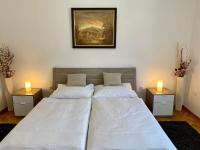 Postel nebo postele na pokoji v ubytování Hotel Freud