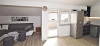 Kuchyň nebo kuchyňský kout v ubytování Novalja Penthouse Apartment