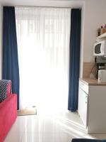 Kuchyň nebo kuchyňský kout v ubytování Lazur Apartamenty