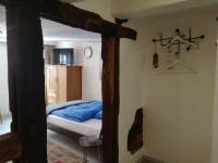 Postel nebo postele na pokoji v ubytování Haus Petersilie
