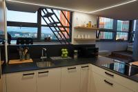 Kuchyň nebo kuchyňský kout v ubytování View Skyscraper Bata - loft XL