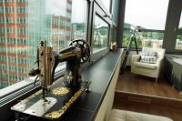 Posezení v ubytování View Skyscraper Bata - loft XL