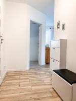 Kuchyňa alebo kuchynka v ubytovaní Apartamenty Oleńka I - Szczytno Mazury