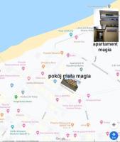 Plán poschodí v ubytovaní Apartament Magia Rewal