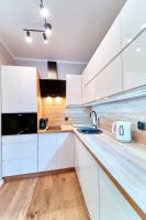 Kuchyňa alebo kuchynka v ubytovaní LAGUNA Apartament Polanica Residence 27 -SPA-