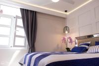 Posteľ alebo postele v izbe v ubytovaní Apartament Malibu Blue