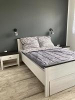 Posteľ alebo postele v izbe v ubytovaní Domek