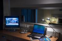 A television and/or entertainment centre at Felicity Garni Hotel