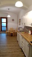 Kuchyň nebo kuchyňský kout v ubytování Apartmány Kukaččí hnízdo