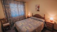 Postel nebo postele na pokoji v ubytování Apartaments Castellar de n'Hug