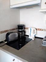 A kitchen or kitchenette at Apartment Sea View in Rincon de Loix- free parking, pool, Wi-Fi, new air conditioning