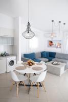 Kuchyň nebo kuchyňský kout v ubytování Aelia Apartments