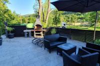 Zahrada ubytování Beautiful house with large terrace and jacuzzi