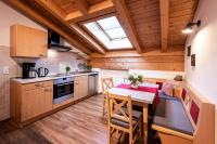 Kuchyň nebo kuchyňský kout v ubytování Landhaus Eggensberger