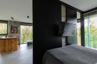 Łóżko lub łóżka w pokoju w obiekcie RS SUITES PRESTIGE Racławickie 10 "best view" HOME & SPA